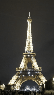 Sparkly Eiffel Tower