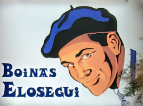 Sign for Boinas Elosegui beret company