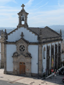 church seen from wall in Lugo