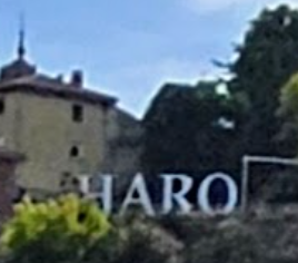 Haro sign at the Estación