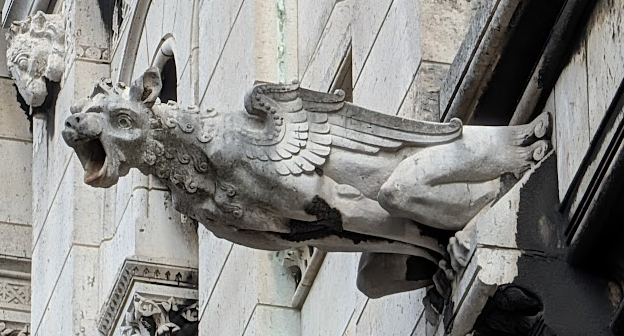 Gargoyle at Sacre-Coeur Basilica