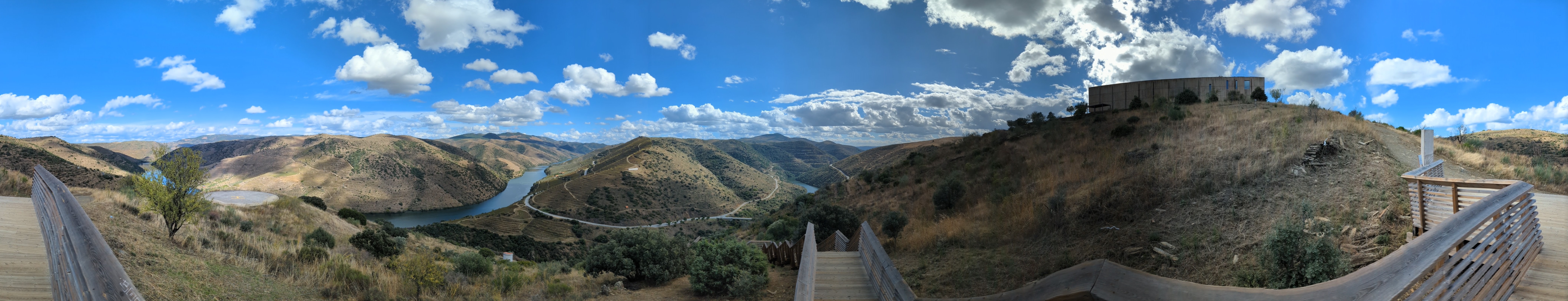 Panoramic view from the trails at the Parque Arqueológico do Vale do Côa