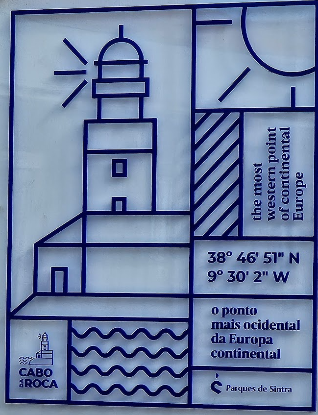 Cabo da Roca placard