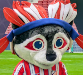 Atlético mascot Indi