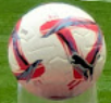 Soccer ball at Atlético match