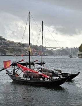 Boats on the Douro river
