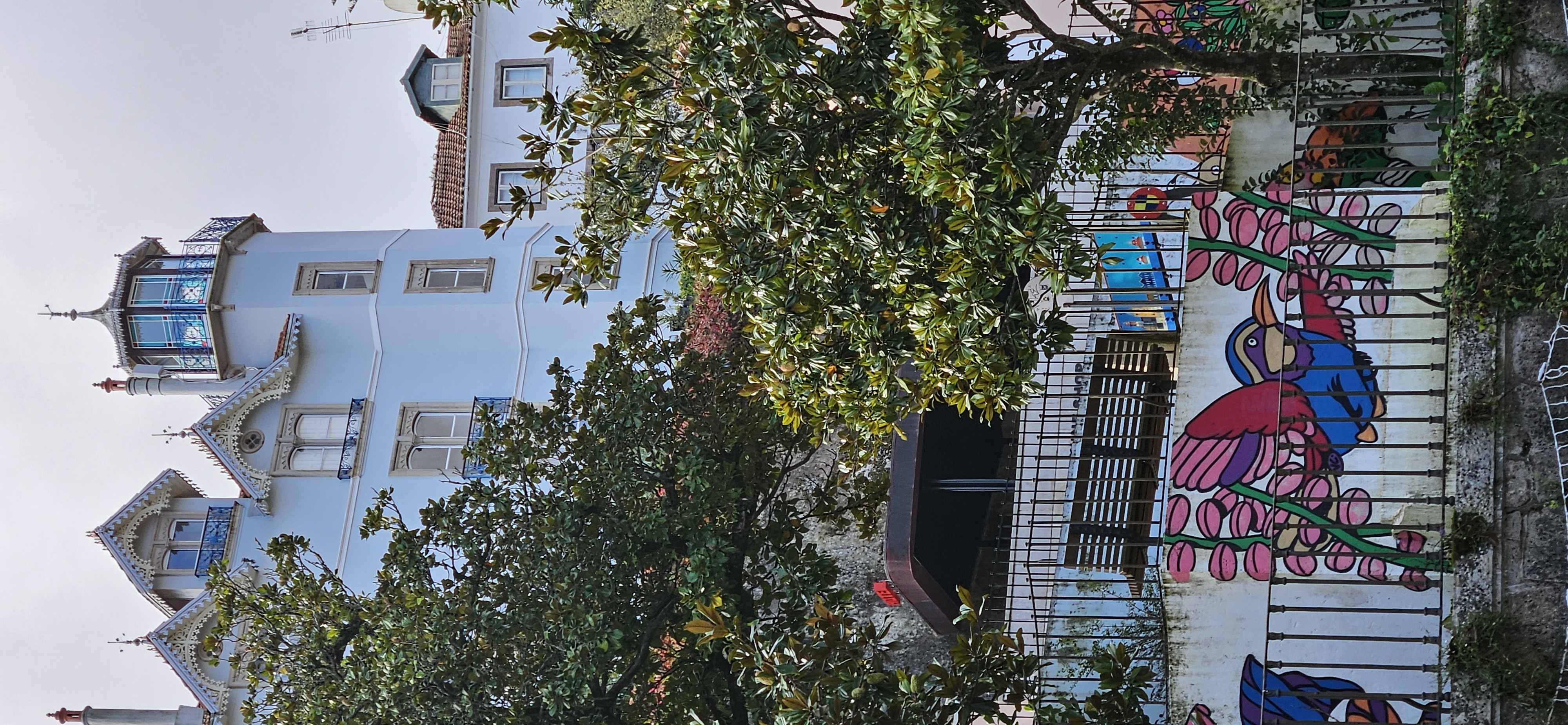 Street art and historical building, Sintra