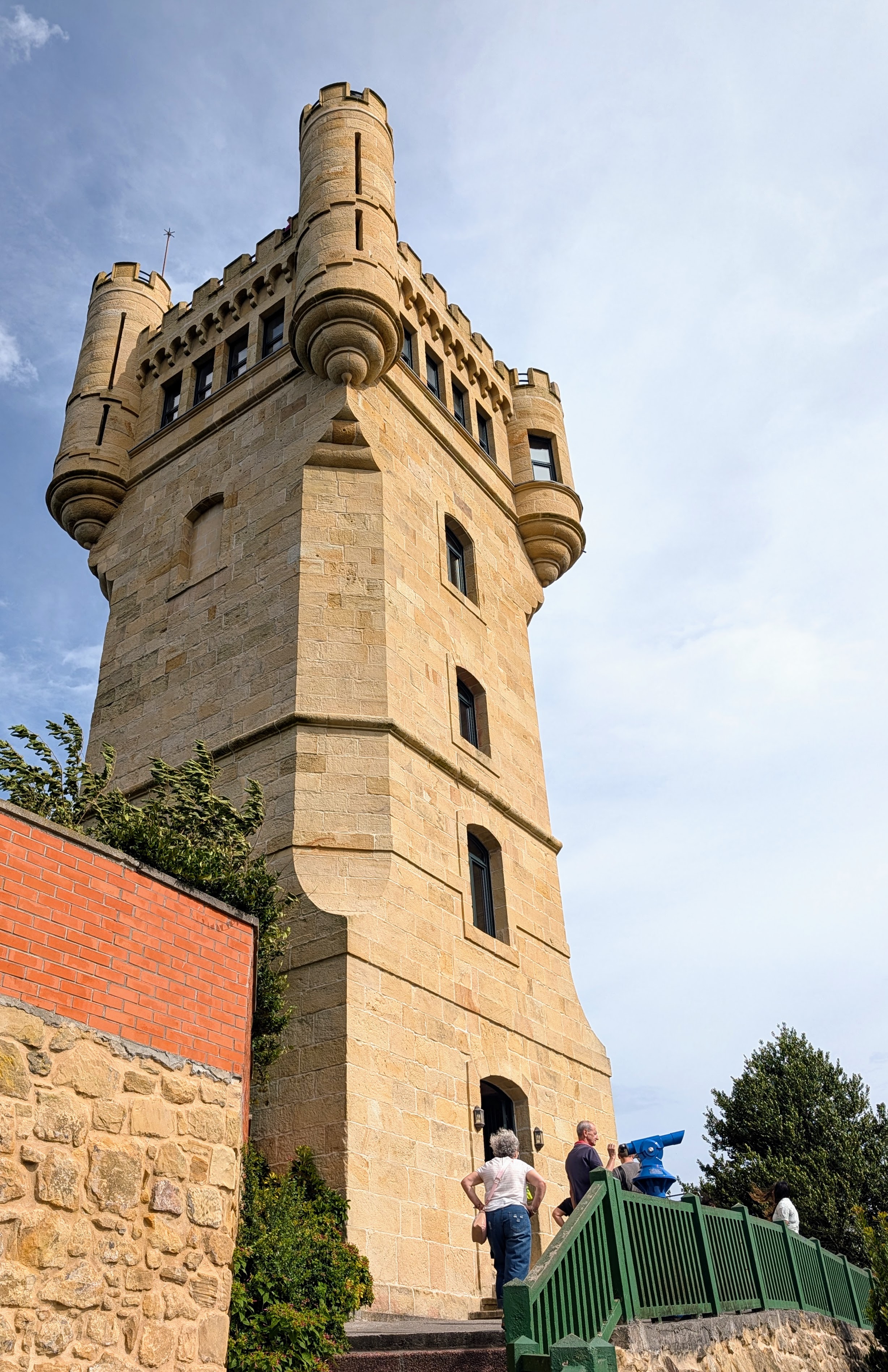 Old lighthouse tower of Monte Igeldo