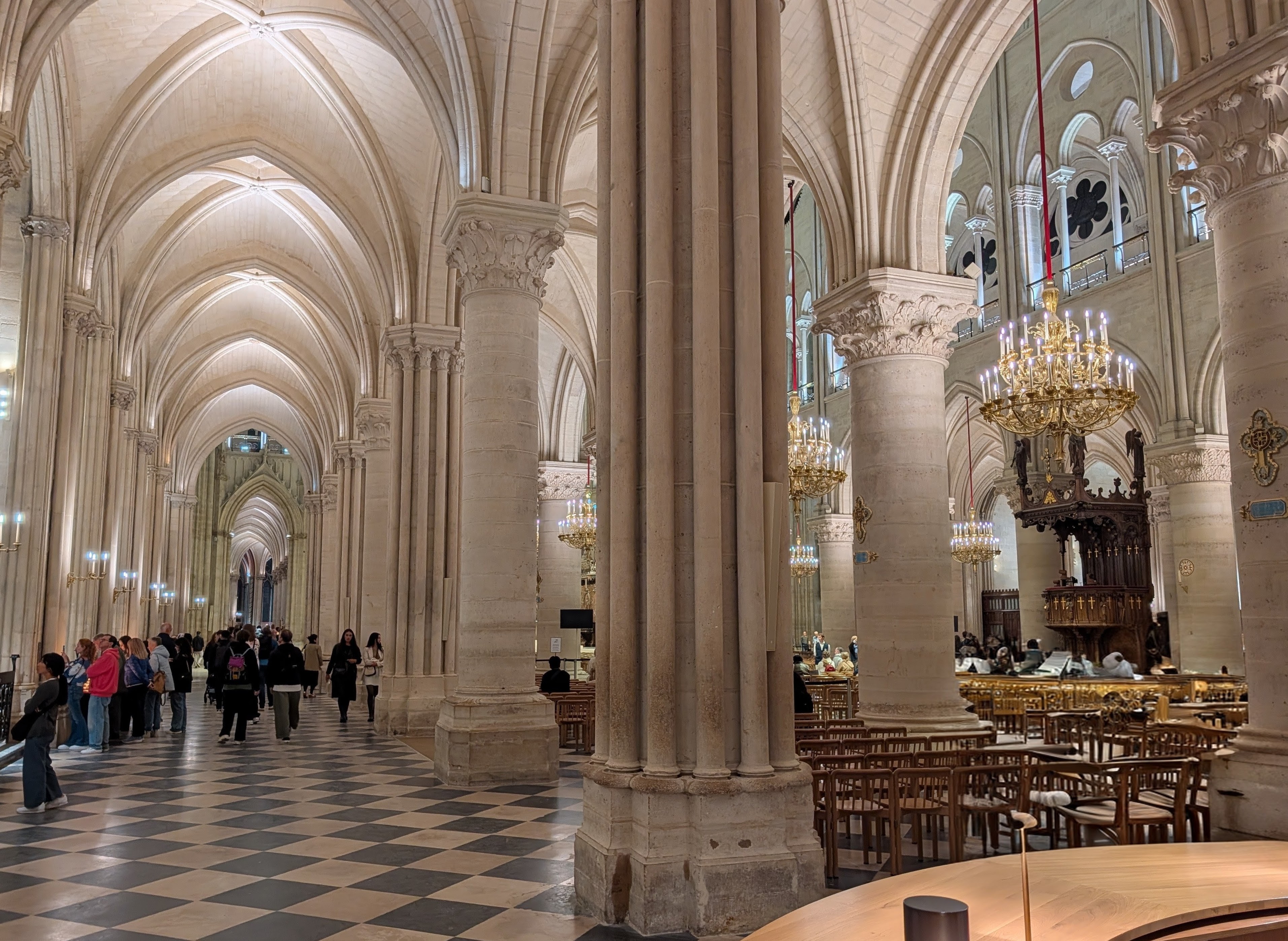Notre Dame light and bright after restoration