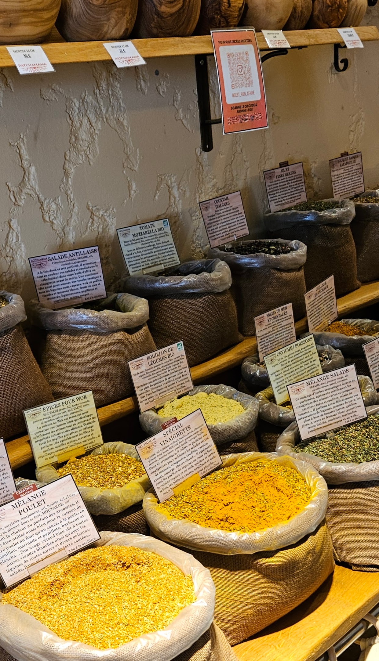 Bulk spices