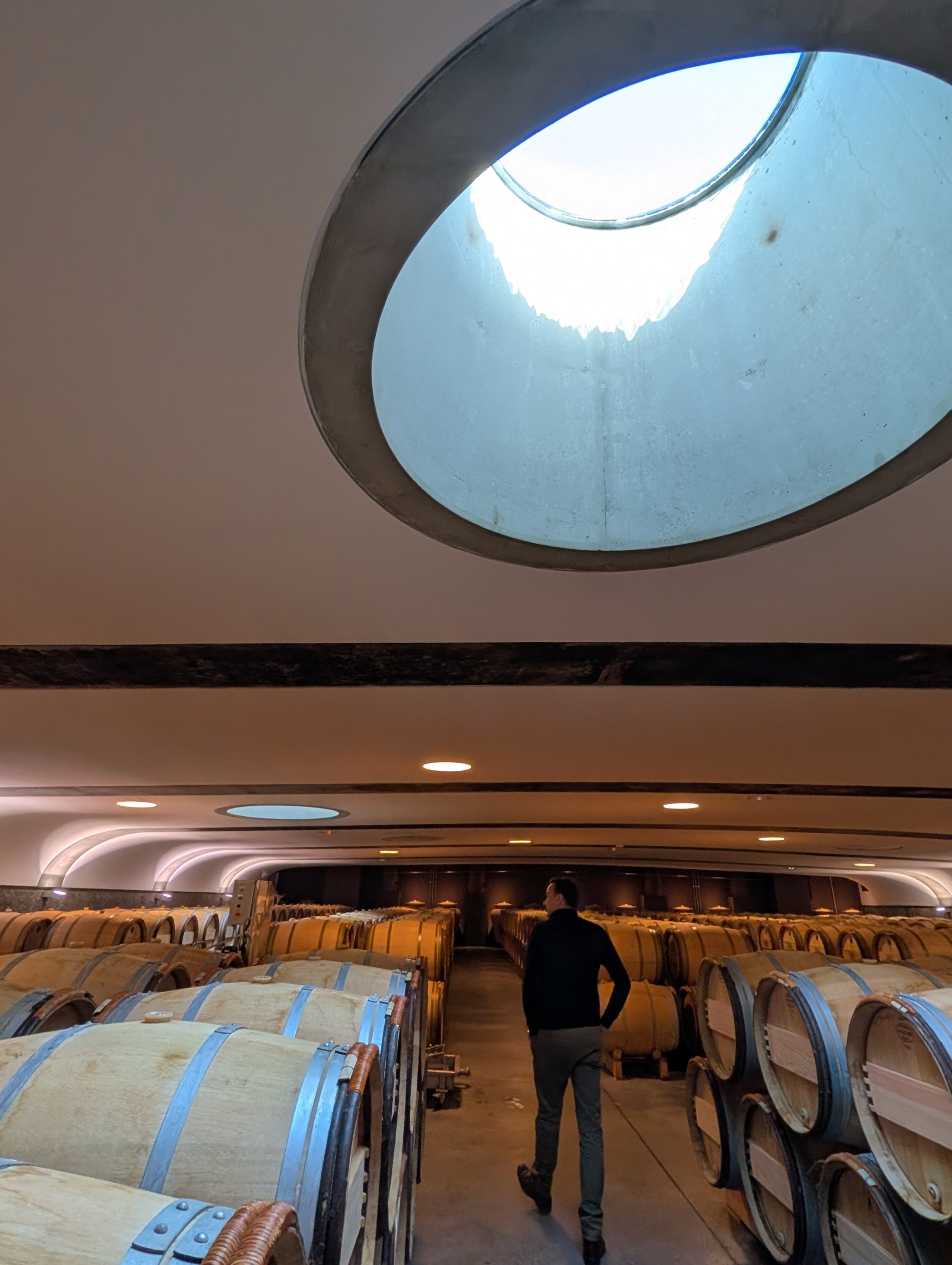 Wine barrel cellar