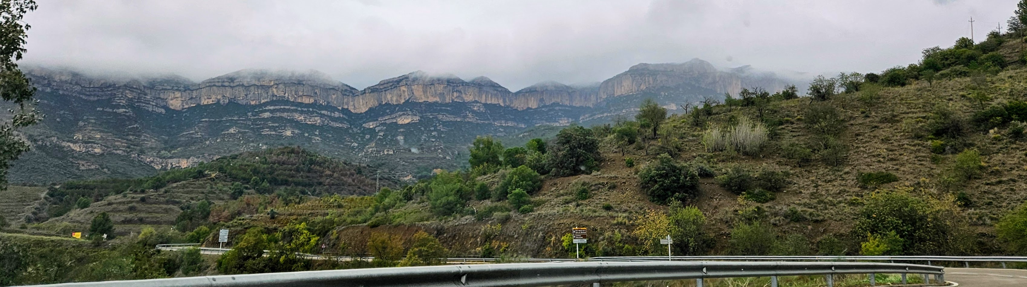 Scala Dei mountain ridge