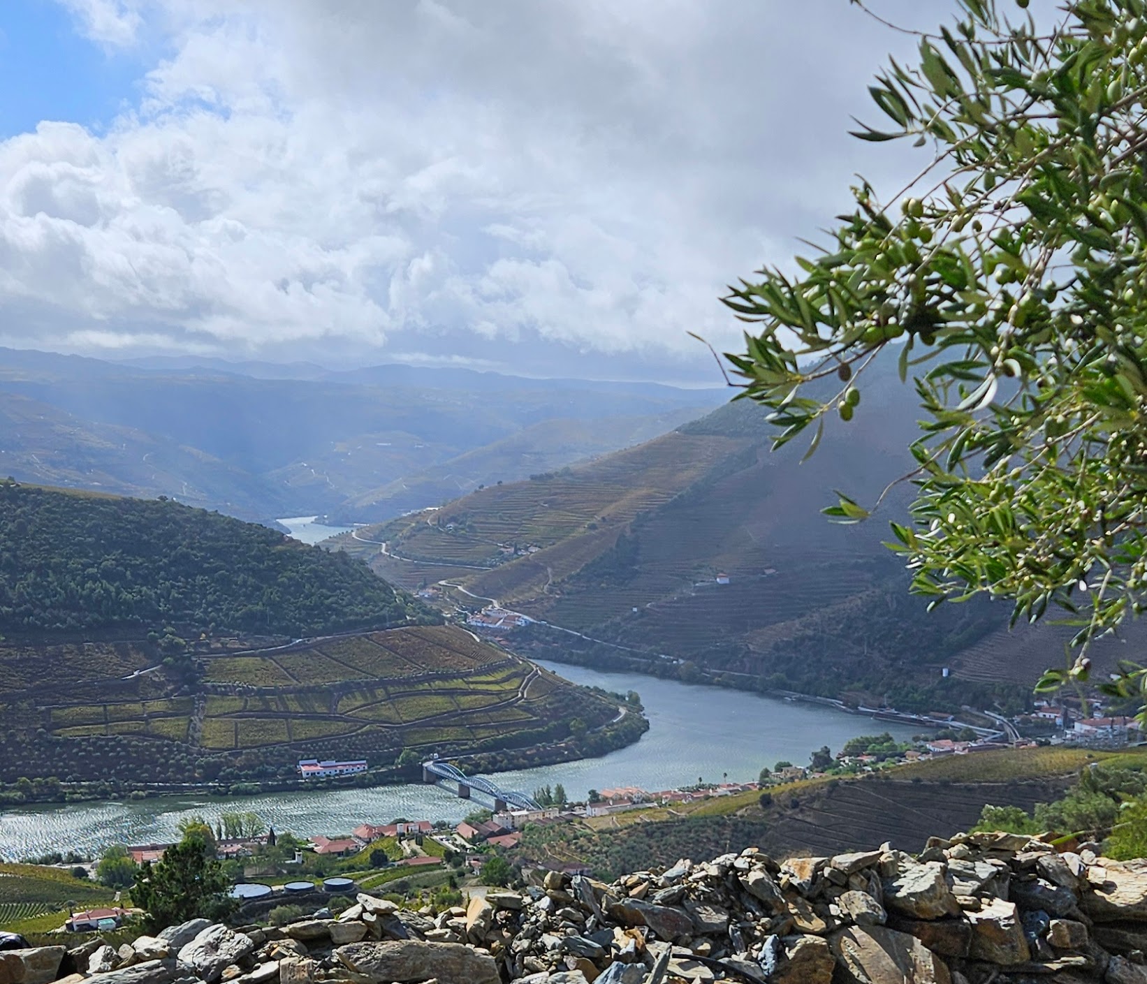 View of the Douro on the way back from Quinto do Jalloto