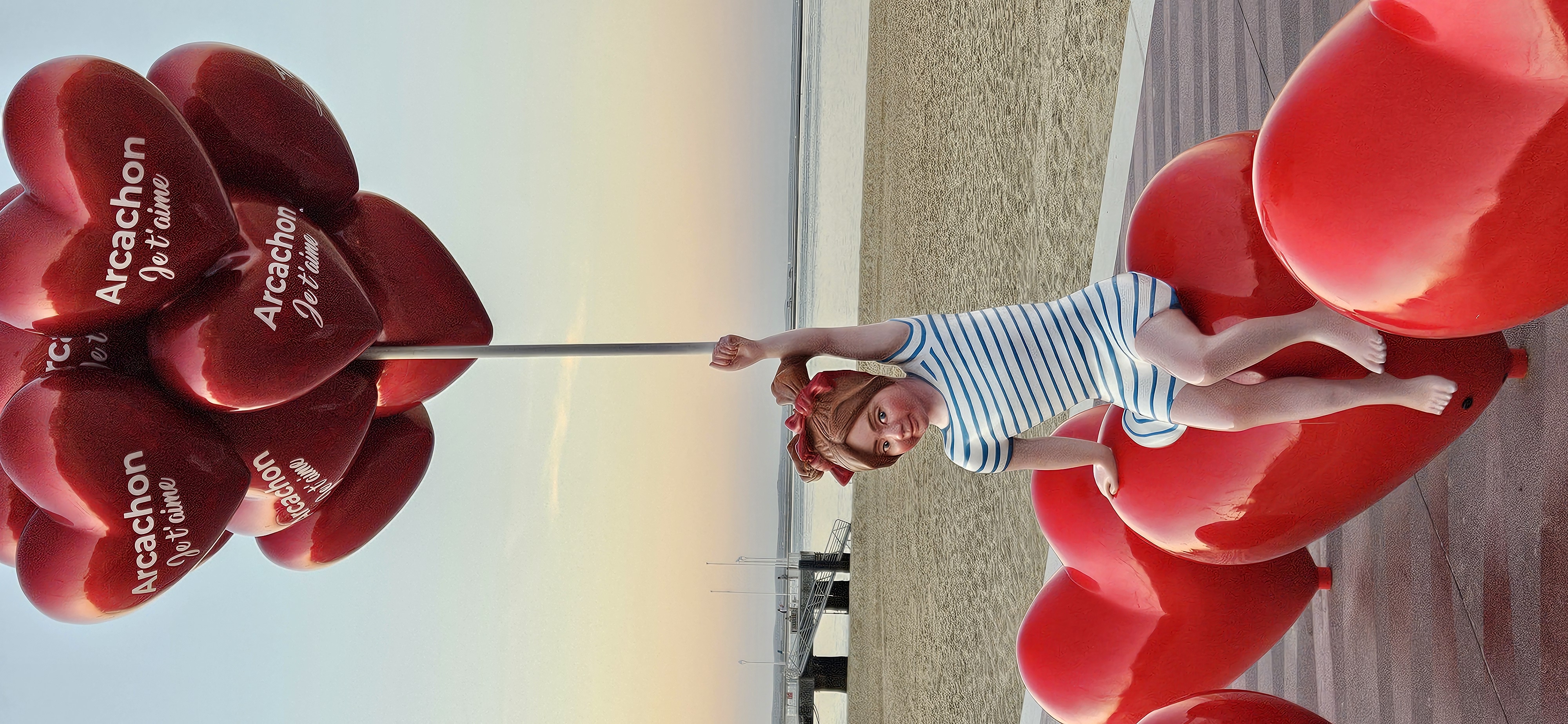 Arcachon sculptural art at the waterfront