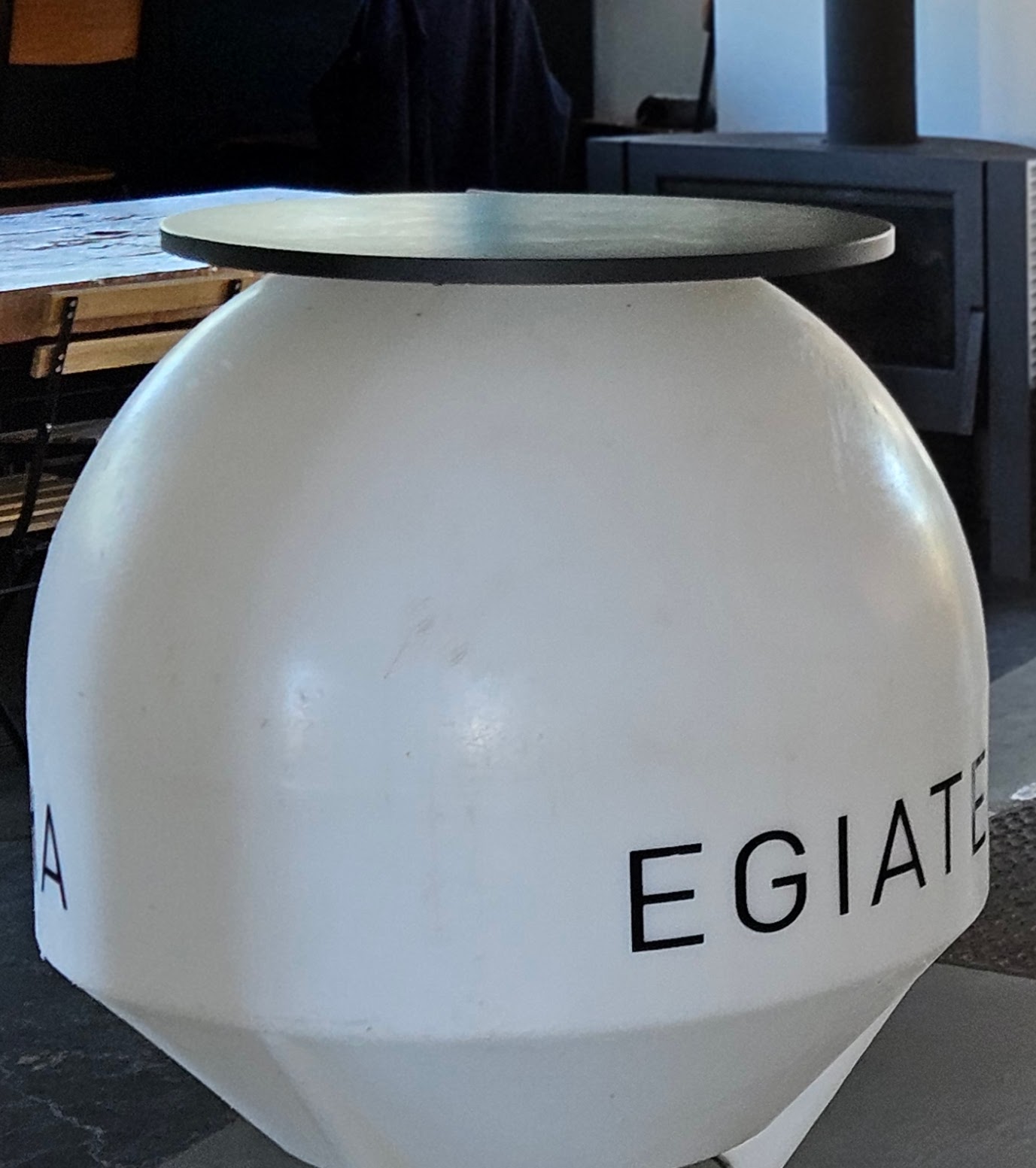 EGIATEGIA wine tank repurposed into bar table