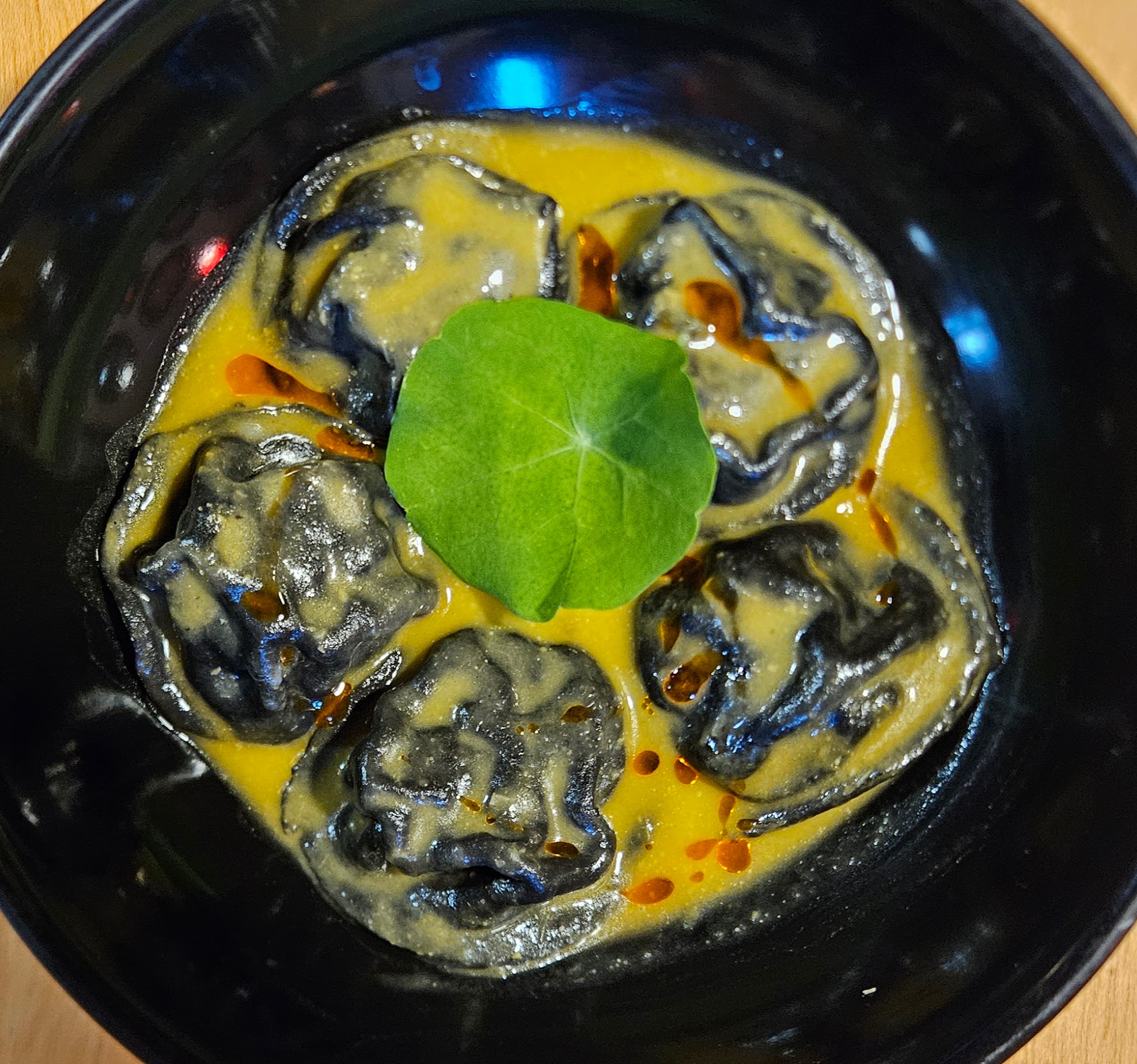 Raviolis in sauce