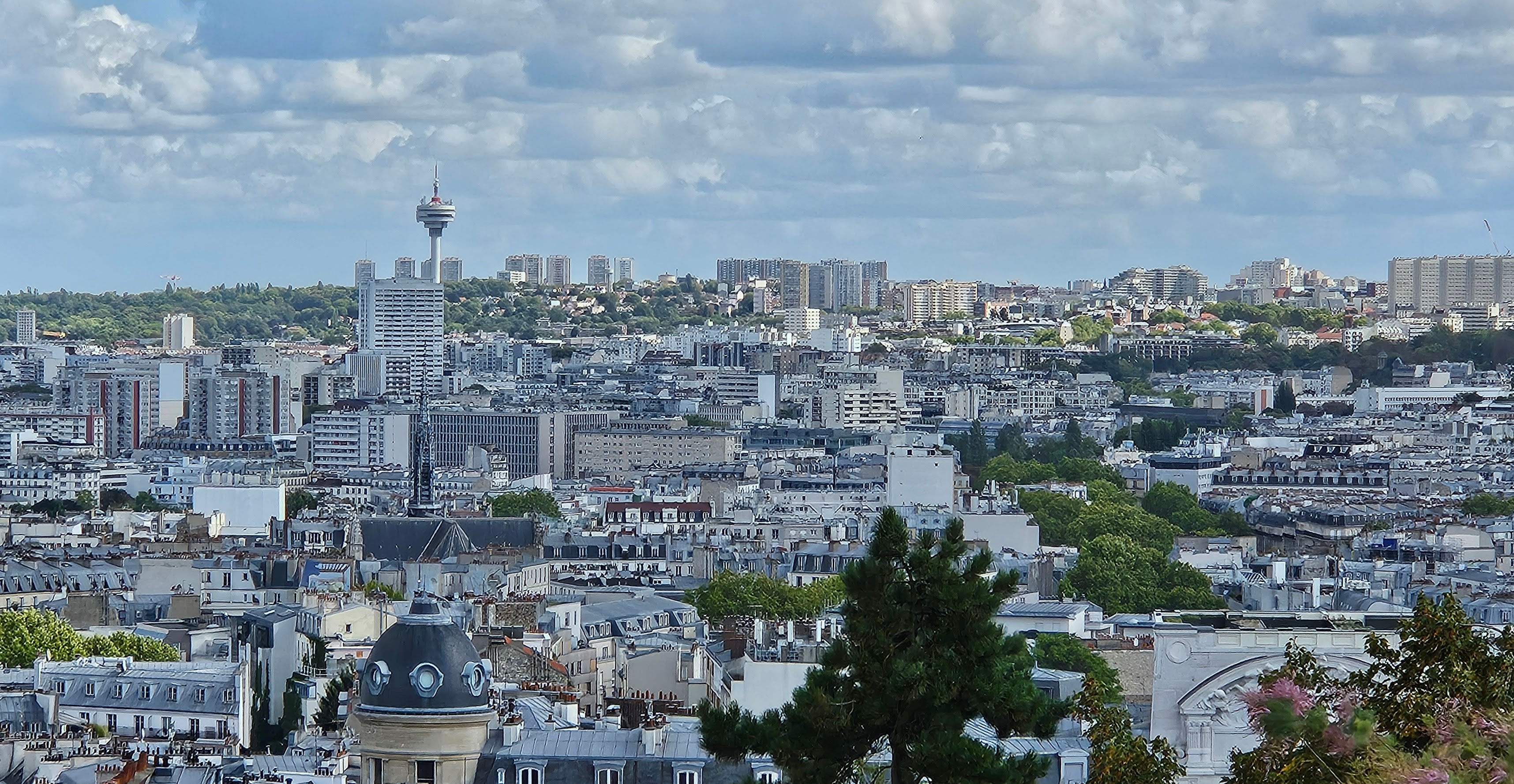 City view from Montmartre