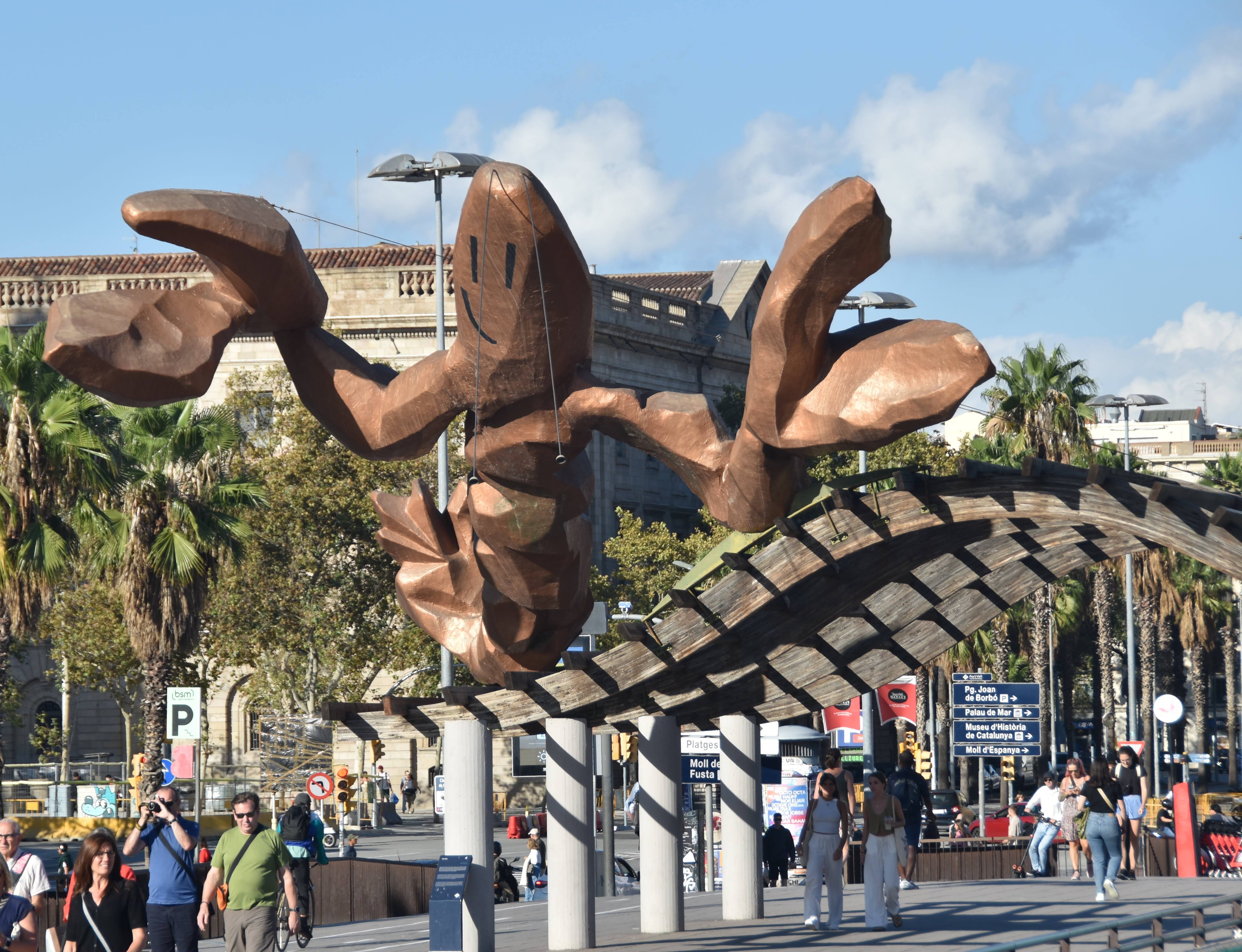 cute shrimp (or lobster?) sculpture