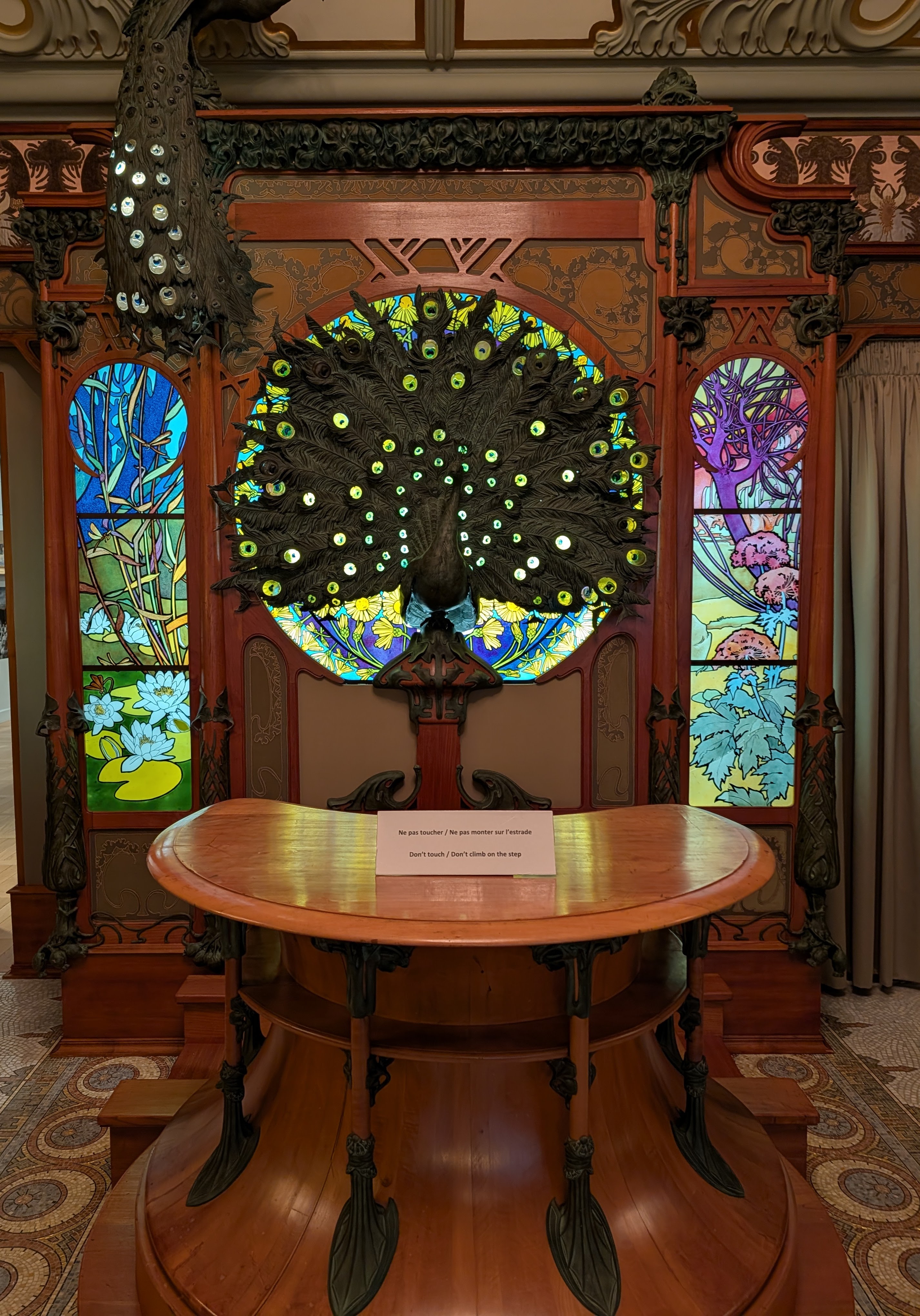 Art nouveau bar replicated at Carnavalet