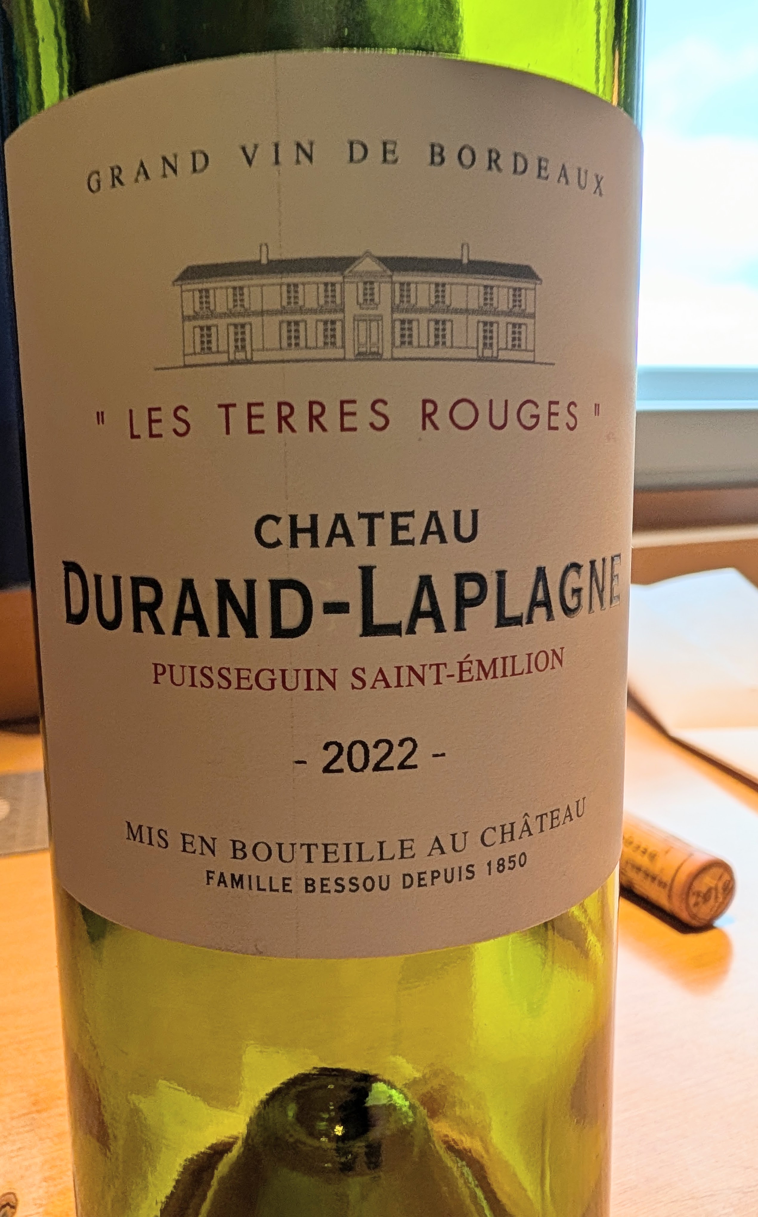 Wine bottle label