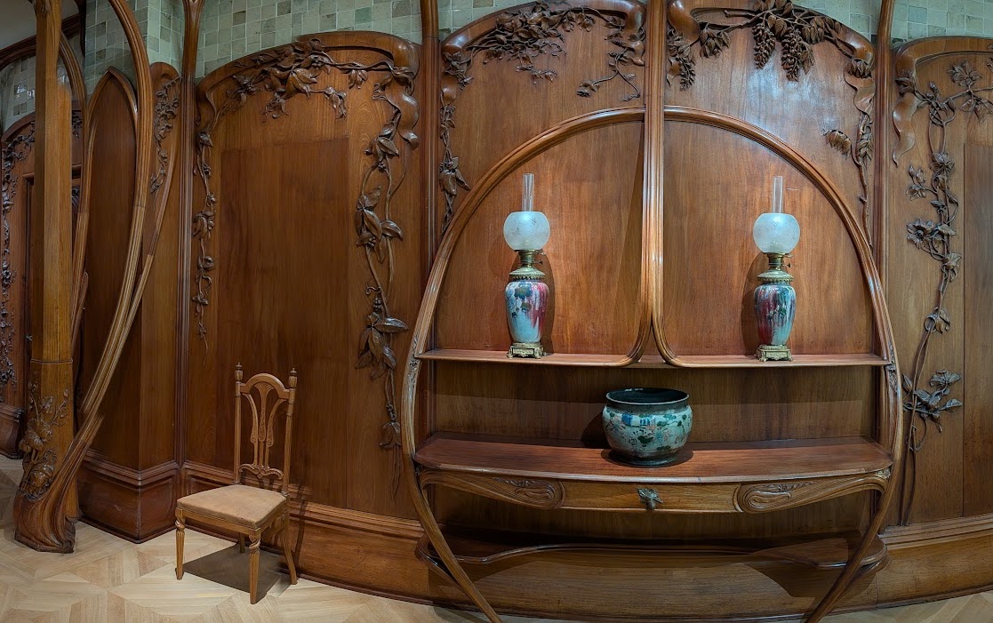 re-created art nouveau room