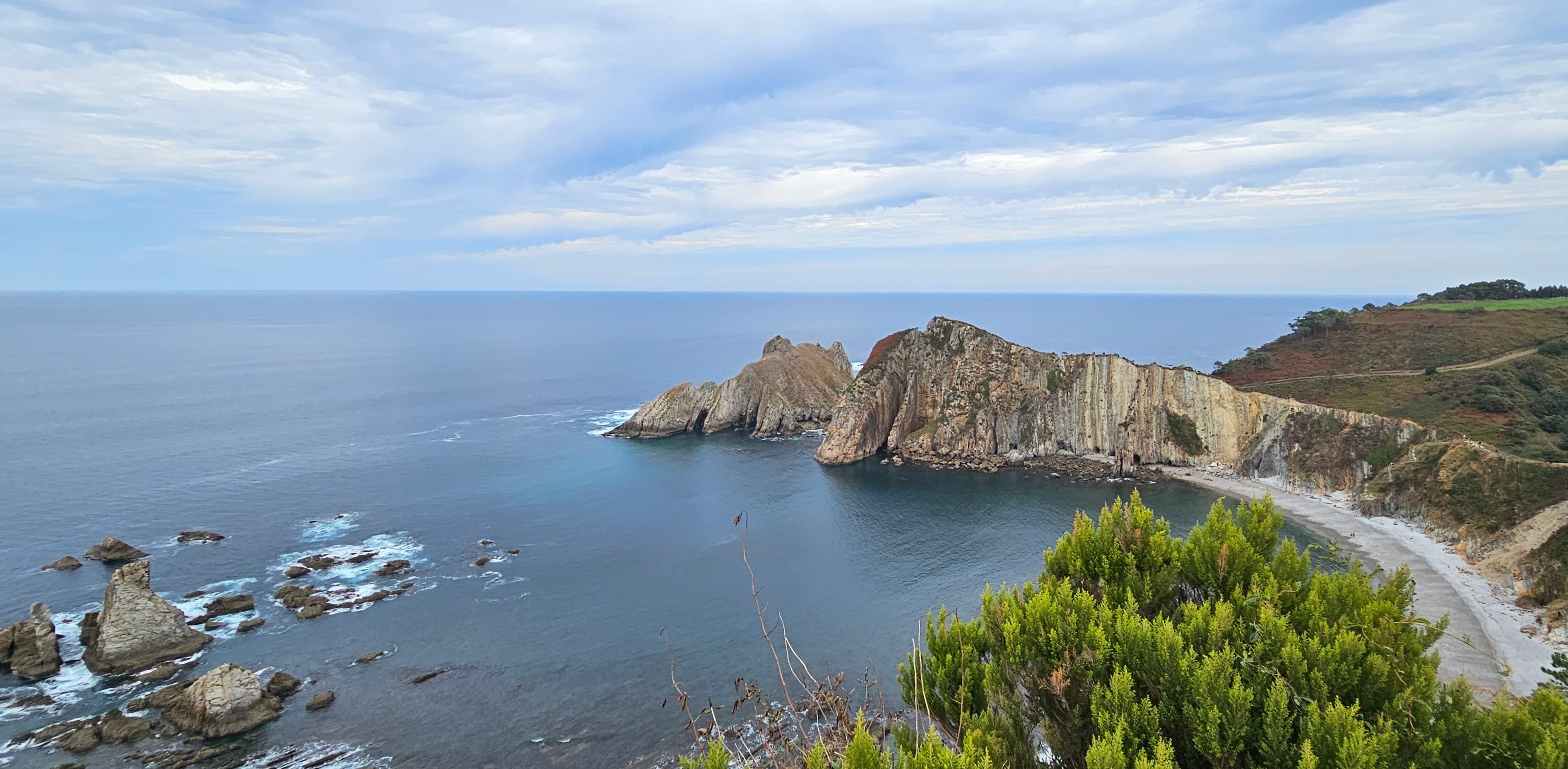 Playa de Silencio from above