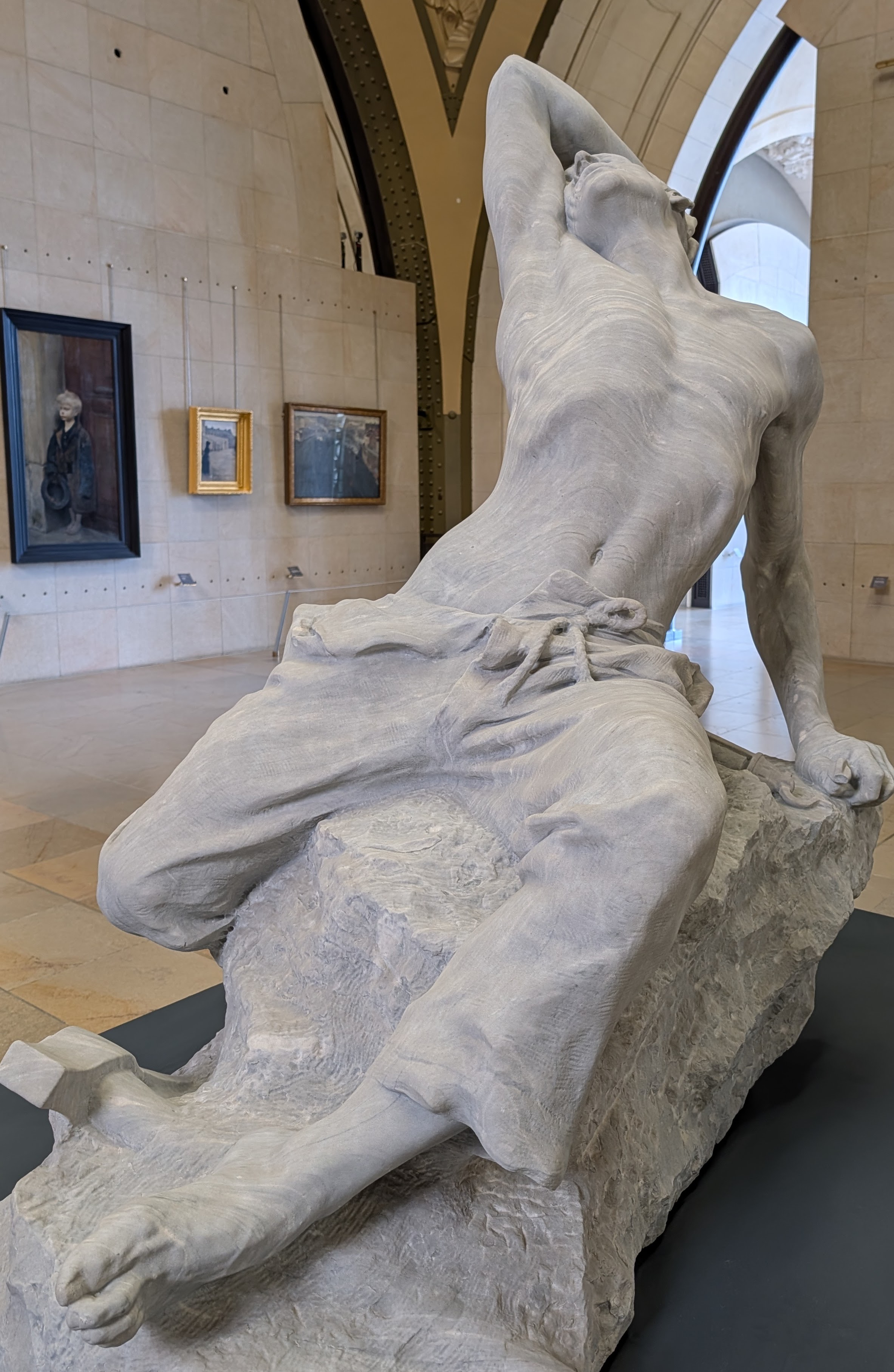 Coup de Grisou sculpture by Henri Greber