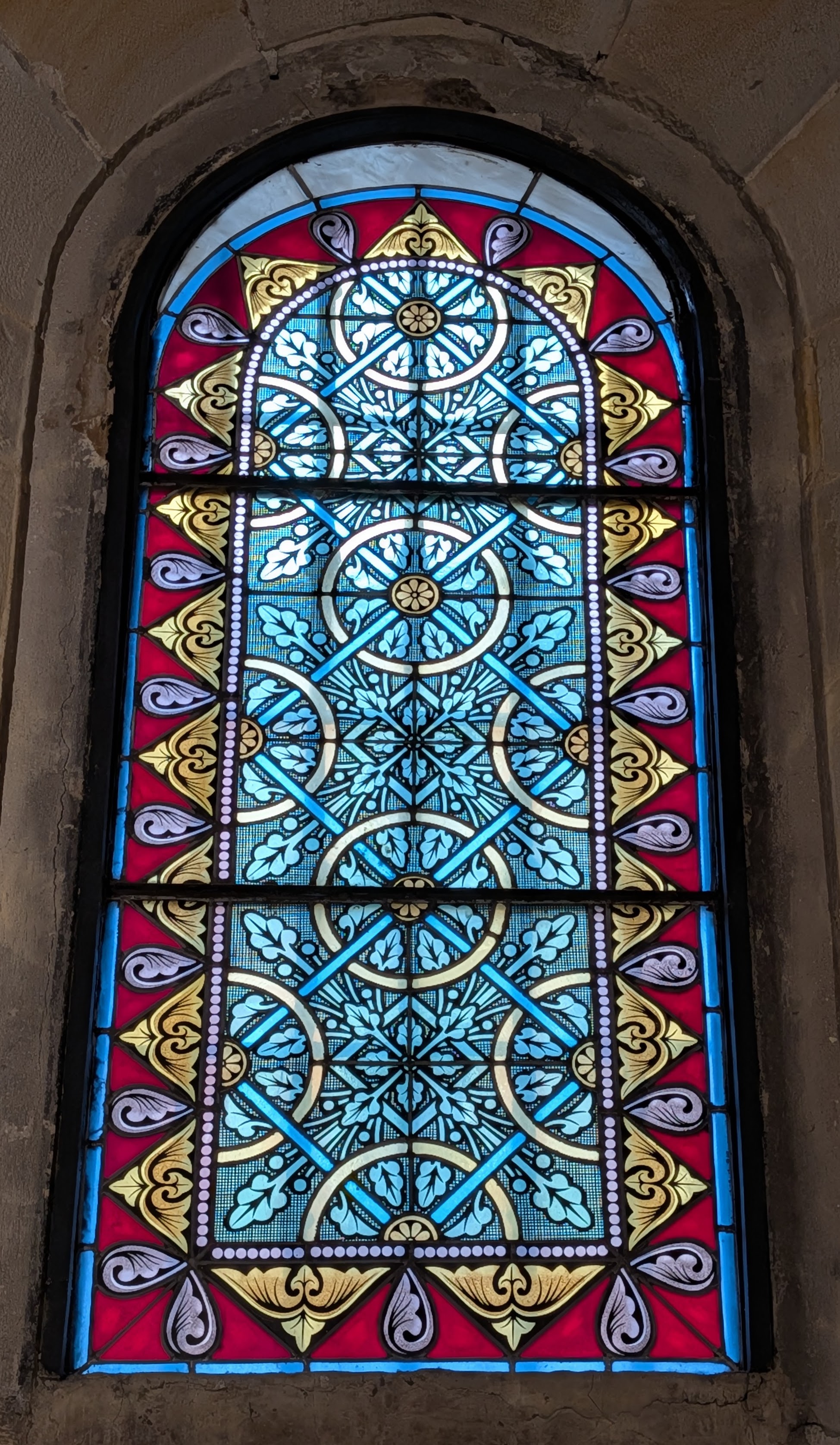  Stained glass at Bilbao Cathedral