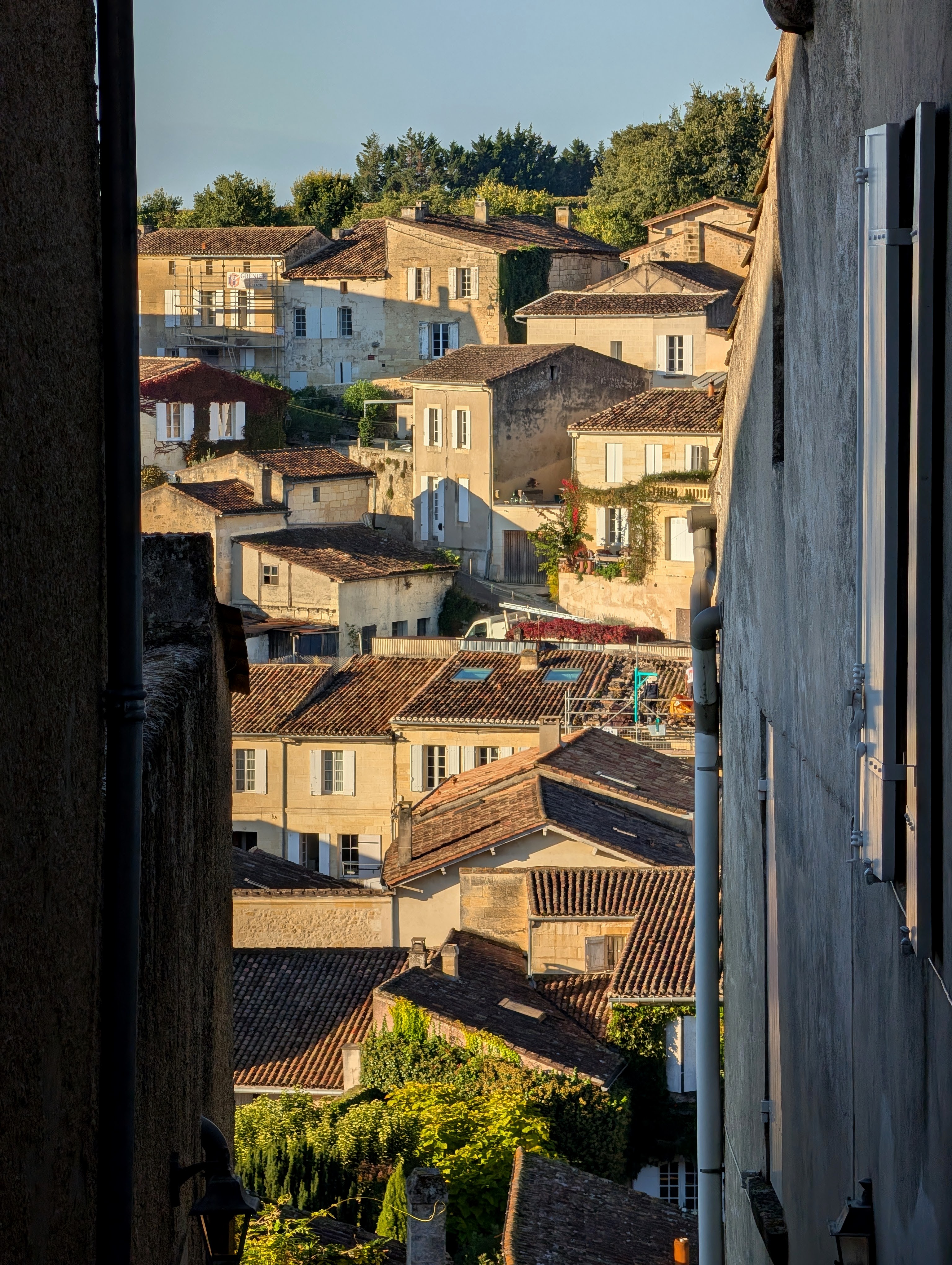 Down and up the hill, Saint-Émilion is full of stone houses